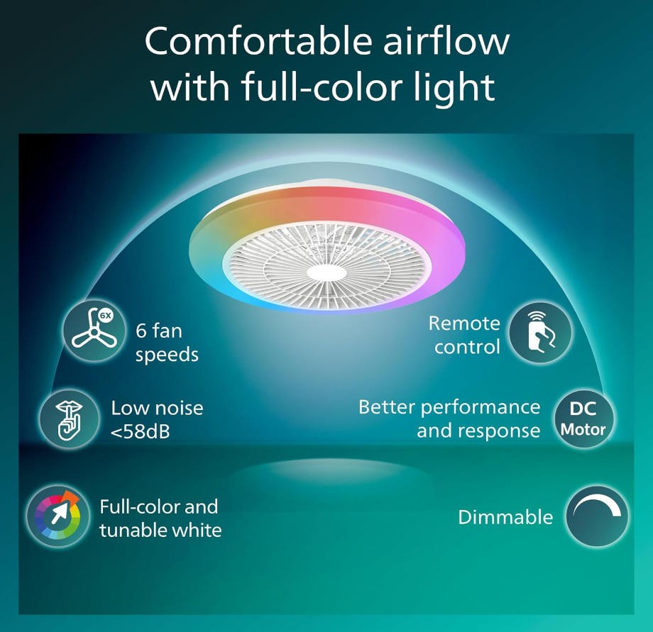 LED ceiling fan 