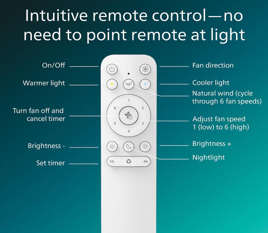 LED ceiling fan 
